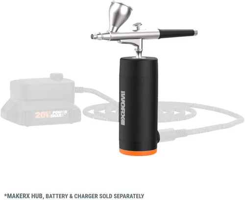 Vista 7 de Worx MAKERX WX742L.9 - Cepillo de aire de 20 V (solo herramienta)