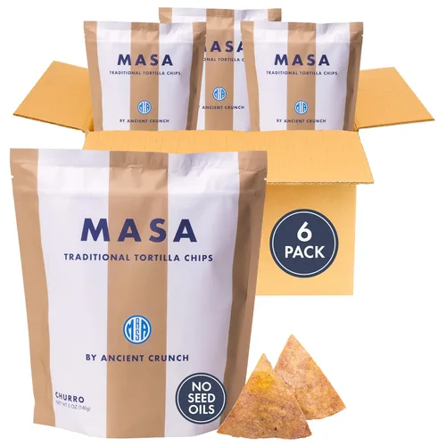 Vista 20 de Chips de MASA - Chips de Tortilla con Sabor a Lima, Chips de Maíz Hechos a Mano y Frituras - Maíz Blanco Crecido Naturalmente, Hechos con Sebo