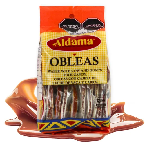 Vista 12 de ALDAMA Obleas Grande Obleas - Caramelo de leche de oblea grande – 14.1 onzas Galletas cremosas mexicanas Oblea con relleno de Dulce de Leche