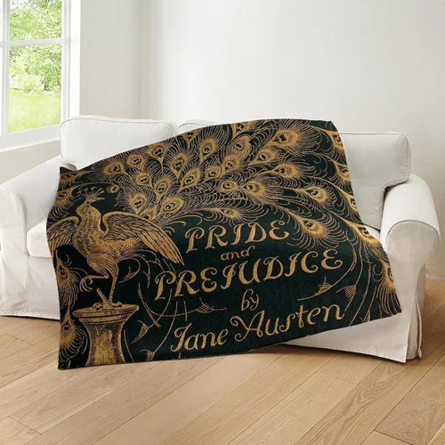 Vista 5 de CafePress Orgullo y prejuicio - Manta de forro polar súper suave, 60 x 50 pulgadas