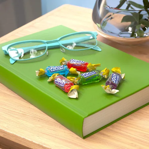 Vista 5 de JOLLY RANCHER Bolsa de caramelo duro con sabor a fruta original, 7 onzas