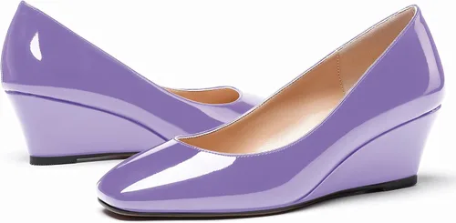 Vista 6 de WAYDERNS Zapatos de tacón bajo con cuña de tacón bajo para mujer de 2 pulgadas