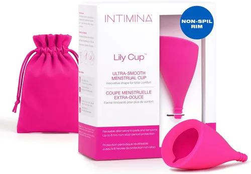 Vista 8 de Copa menstrual Lily Cup de Intimina, talla A, Rosado, 1, 1
