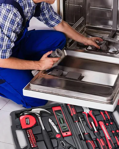 Vista 5 de KingTool Kit de herramientas de reparación para el hogar - 149 piezas, juego básico de herramientas de reparación para el hogar, juego