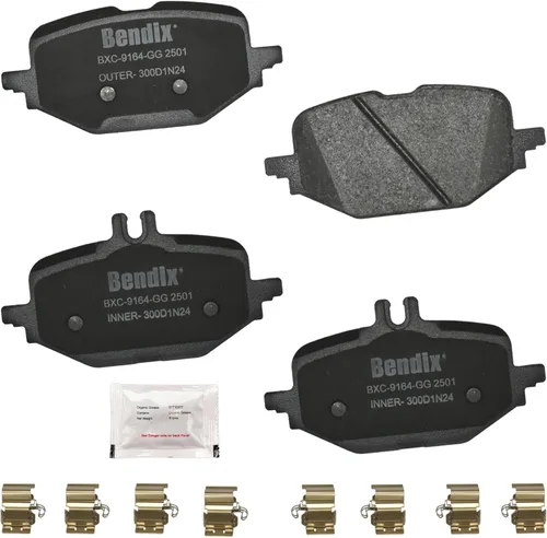Vista 135 de Pastillas de freno traseras de cerámica Bendix Priority1 CFC1309 para Mini Cooper 2016-2007