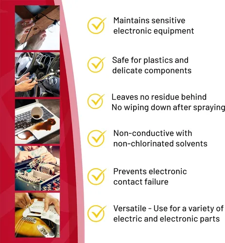 Vista 3 de CRC 05103-Case 5103 Limpiador electrónico de secado rápido, 11 onzas, paquete de 12