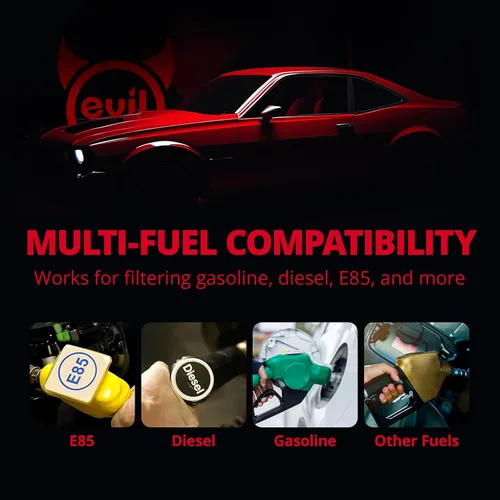 Vista 6 de EVIL ENERGY Filtro Regulador de Combustible 58 PSI compatible con LS Swap EFI Conversion C5