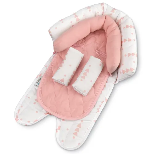 Vista 12 de GoldBug - Soporte de cabeza de asiento de coche 2 en 1 para bebés y niños pequeños, flecha