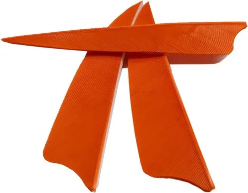 Vista 7 de Arrows - Plumas reales de 3 pulgadas con corte de escudo para cañas de tiro de caza DIY (paquete de 36)