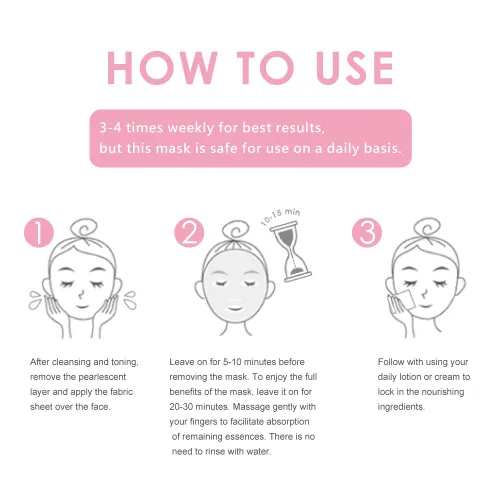 Vista 5 de My Beauty Diary Máscara facial ultra hidratante de ácido hialurónico (8 hojas), versión en inglés