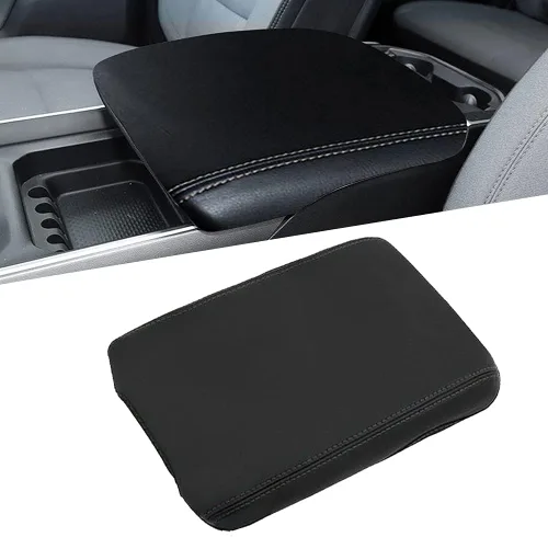sportuli Cubierta para Consola Central Almohadilla de Reposabrazos de Cuero Antiarañazos de Repuesto para Dodge RAM 1500 2500 3500 2019-2024 2025,
