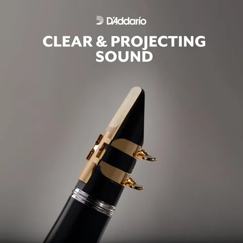 Vista 4 de D'Addario Woodwinds, Cañas para clarinete Rico Bb, RCA0330, fuerza 3.0, paquete de 3