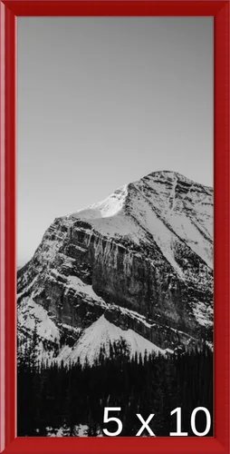 Vista 4 de Frame It Easy Marco de metal dorado brillante de 5 x 10 (Ashford)