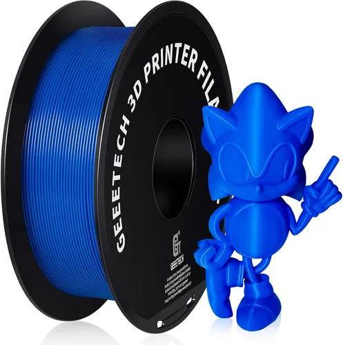 Vista 23 de Geeetech - Filamento PLA de 0.07 pulgadas, filamento de seda de bicolor, consumo dicromático de coextrusión brillante, 2.2 libras, 1 carrete