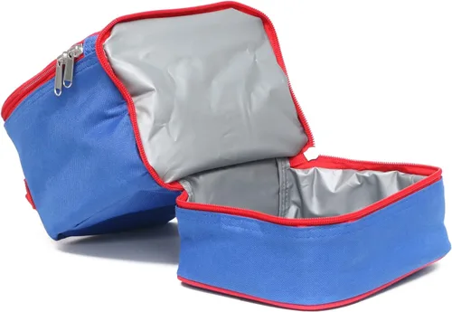 Vista 5 de Ruz Avengers - Lonchera con doble compartimento, color rojo y azul