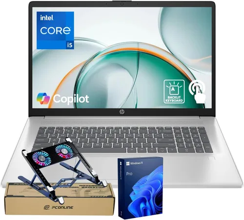 HP Essential 2026 - Laptop empresarial, pantalla táctil de 17.3 pulgadas, procesador Intel Core i5-1334U, 16 GB de RAM, SSD de 2 TB, Wi-Fi 6, W11