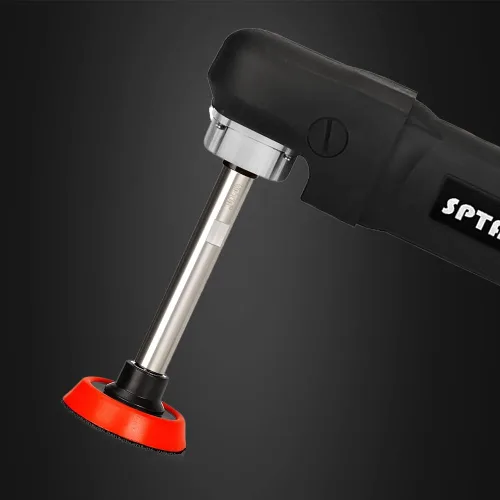 Vista 3 de Juego de ejes de extensión giratorios de acero inoxidable SPTA, 75mm, 100mm, 140mm, rosca de 5/8" - 11 Para pulidor rotativo, pulidor