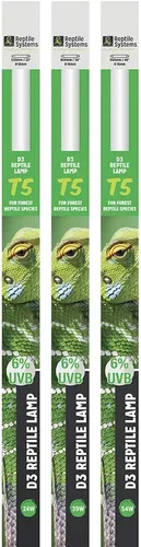 Reptile Systems Lámpara de reptiles T5 Ferguson Zone 2 - 24 pulgadas, 24 vatios - Luz para reptiles, camaleones y geckos - Ideal para tanques y
