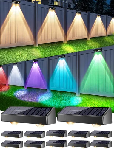 Vista 13 de Brizled RGBCW - Luces de valla inteligentes, luces de cubierta para exteriores con aplicación y control de voz, iluminación de valla que cambia