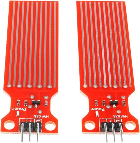 Vista 4 de DGZZI Módulo sensor de nivel de agua 2 unids nivel de agua de lluvia líquido superficie altura profundidad sensor módulo para Arduino Raspberry Pi