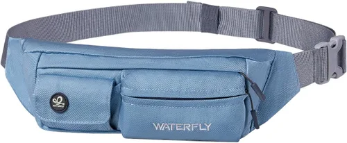 Vista 20 de Waterfly - Cangurera delgada de poliéster suave, resistente al agua, para hombre y mujer, para exteriores, correr, escalar, llevar iPhone 5 6 Plus