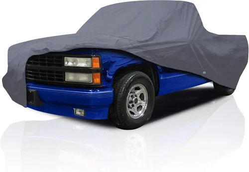 Vista 12 de Cubierta semi personalizada de 5 capas de cobertura completa para Chevrolet Chevy C10 Pickup 1967 Cabina estándar cama corta, protección para todo