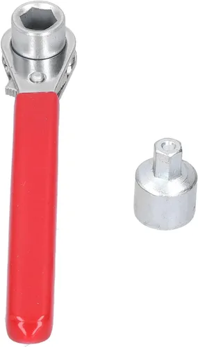 Vista 2 de Haofy Llave de trinquete de terminal de batería de 5/16 pulgadas 0.4 pulgadas con enchufe de 1/2 pulgadas para terminales de batería de poste