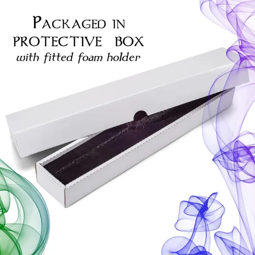 Vista 4 de Cottage Garden Aristocrat Fire - Varita mágica coleccionable de resina de 13.75 pulgadas para cosplay