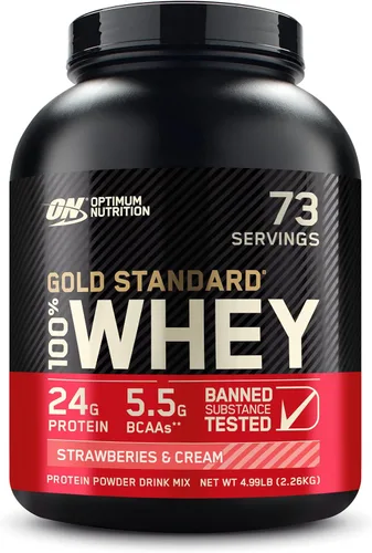 Vista 53 de Optimum Nutrition Estándar dorado 100% Proteína de Suero de Leche en Polvo, Pie de lima, 1.8 Libra