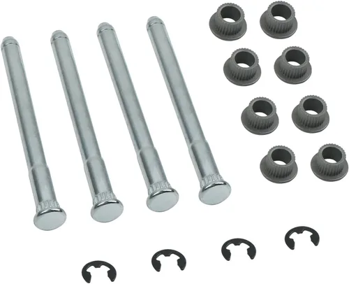 Kit de 2 pobres de bisagra de puerta cromada y kits de bujes compatibles con Chevy S10 GMC Blazer GMC S15 Pickup Sonoma Jimmy Oldsmobile Bravada