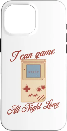 Vista 19 de I Can Game All Night Long Retro Handheld Gamer Case for iPhone 16