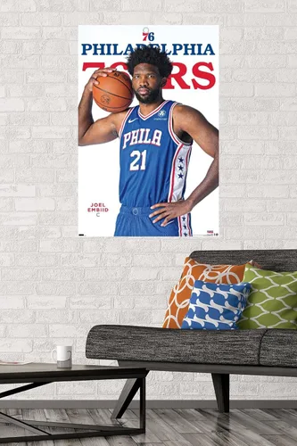 Vista 2 de Trends International NBA Philadelphia 76ers - Póster de pared de Joel Embiid Feature Series 23