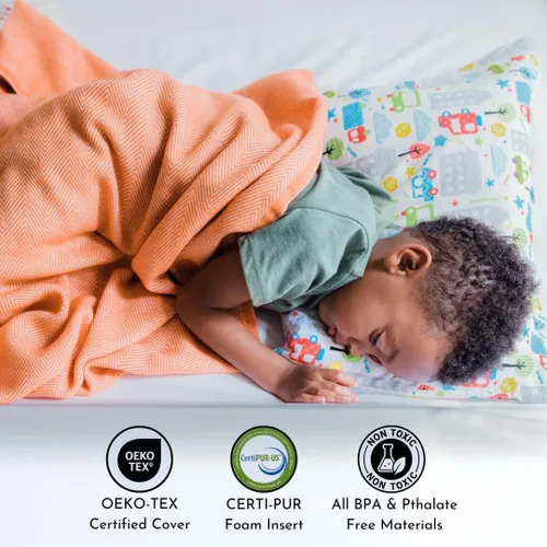 Vista 6 de Little Sleepy Head Protector de cama para niños pequeños, riel de cama para niños pequeños, riel de cama para niños pequeños con cubierta suave