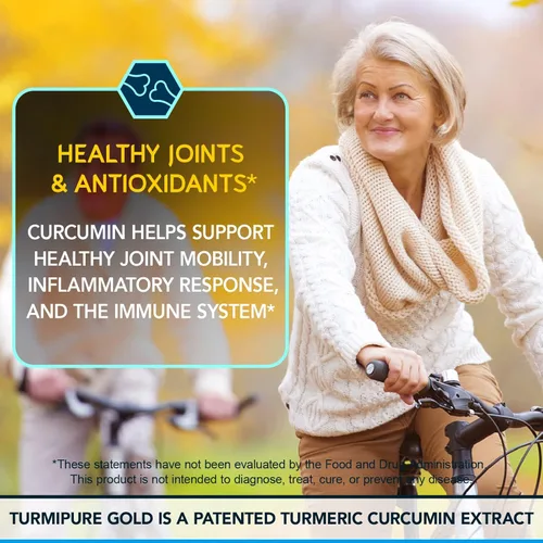 Vista 6 de BioEmblem Curcumina de cúrcuma con cúrcuma clínicamente estudiada TurmiPure Suplemento de curcumina de cúrcuma con BioPerine