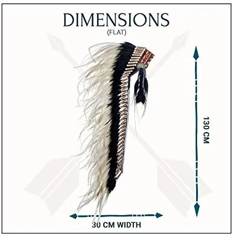 Vista 5 de Novum Crafts Tocado de plumas Inspirado en indios nativos americanos Elige