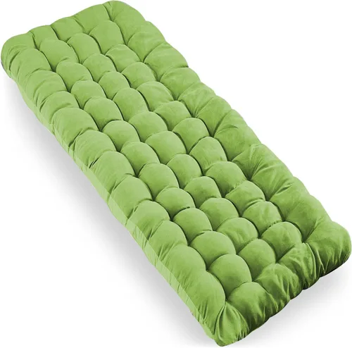 Vista 19 de Zone Tech - Cubrecolchón para catre de camping de alta calidad, cómodo y grueso, de algodón, ligero, impermeable, para adultos y niños