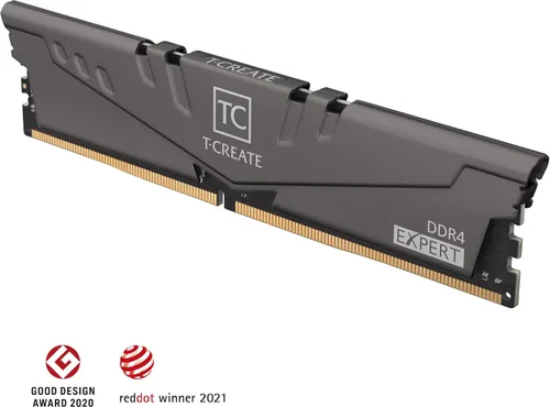 Vista 2 de TEAMGROUP T-Create Expert overclocking 10L DDR4 16GB Kit (2 x 8GB) 3200MHz (PC4 25600) CL16 Módulo de memoria de escritorio Ram