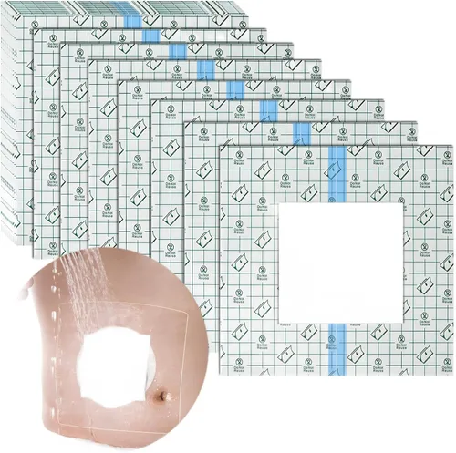 Vista 8 de Waterproof Ostomy Bag Shower Cover with Non Sticky Pad Colostomy Ilostomy Urlostomy Pouch Shower Guard Shield