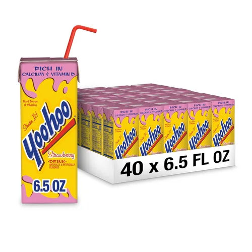 Vista 8 de Yoo-hoo Bebida de chocolate, cajas de 6.5 onzas líquidas, paquete de 32