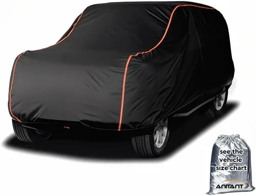 Vista 26 de Cubierta de Vehículo Impermeable Deportiva Pequeña de ANITANT, Cubierta de Nieve para Vehículo, Cubiertas de Coche para Automóviles Impermeables