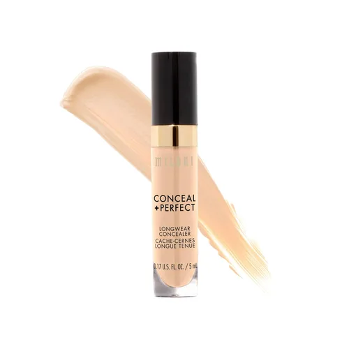 Vista 9 de Milani Conceal + Perfect - Corrector de larga duración, color marfil puro Marfil 100-Puro