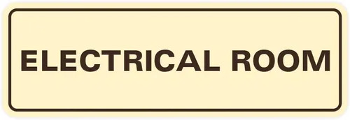 Vista 19 de All Quality Letrero eléctrico estándar para habitación, negro, pequeño (paquete de 5)