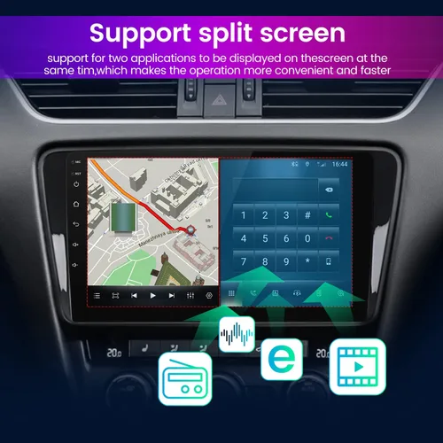 Vista 6 de Android 12 Radio de coche estéreo para Toyota PRADO 150 2010 2011 2012 2013, Octa Core incorporado inalámbrico Car-Play Android Auto GPS BT FM AM