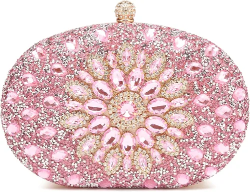 Vista 12 de Bolsos de Noche para Mujer, Bolsos de Mano de Lujo con Brillantes de Rincón Sparkly, Rhinestone, Luxury, Sparkly, Rhinestone, Luxury