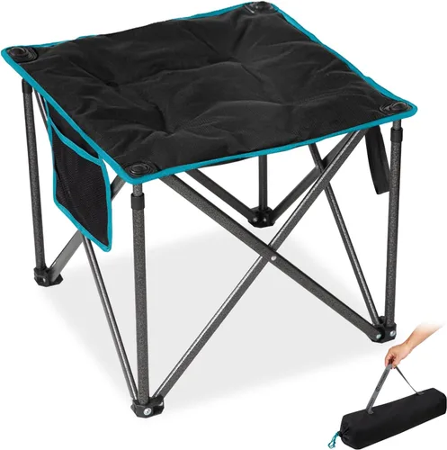 Vista 14 de FUNDANGO Taburete trípode plegable, silla de pesca portátil ligera con asiento acolchado grueso, 440 libras, sillas de campamento al aire libre