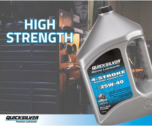 Vista 2 de Quicksilver de Mercury Marine Aceite de Motor Marino 25W-40