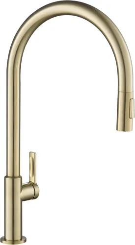 Vista 19 de KRAUS Oletto KPF-2820CH - Grifo de cocina extraíble de una sola manija en cromo, color cromado