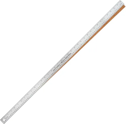 Vista 16 de Regla de metal de 12 pulgadas de Breman Precision con respaldo de corcho – Regla de borde recto de acero inoxidable, flexible, antideslizante