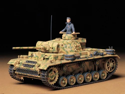 Vista 2 de Tamiya 35215 1/35 Alemán Pz. Kpfw III Ausf. L Tank Kit de modelo de plástico