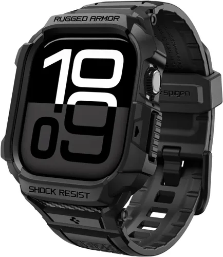 Vista 24 de Spigen for Apple Watch Band with Case, Rugged Armor Pro Compatible with Ultra 3/2/1 49mm, Series 11/10 46/42mm, 9/8/7 45/41mm, SE3/SE2/SE/6/5/4